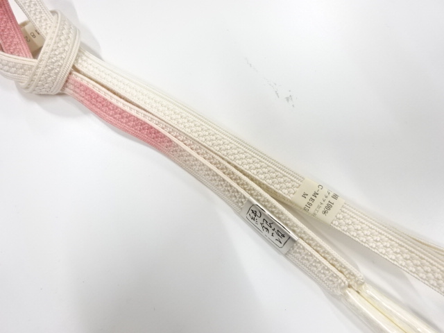 未使用品　正絹　手組帯締め